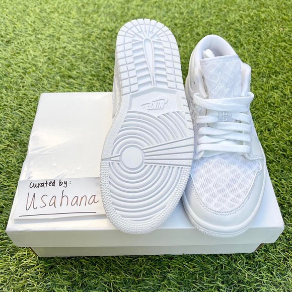 Nike air Jordan 1 Low All white - Picture 4 of 4